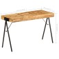 vidaXL Mesa de escritorio de madera maciza de mango 118x50x75 cm