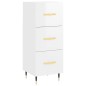 vidaXL Aparador alto madera contrachapada blanco brillo 34,5x34x180 cm vidaXL Aparador alto madera contrachapada blanco brillo 34,5x34x180 cm