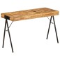 vidaXL Mesa de escritorio de madera maciza de mango 118x50x75 cm