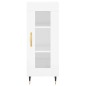 vidaXL Aparador alto madera contrachapada blanco brillo 34,5x34x180 cm vidaXL Aparador alto madera contrachapada blanco brillo 34,5x34x180 cm