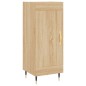 vidaXL Aparador de madera contrachapada roble Sonoma 34,5x34x180 cm vidaXL Aparador de madera contrachapada roble Sonoma 34,5x34x180 cm