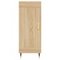 vidaXL Aparador de madera contrachapada roble Sonoma 34,5x34x180 cm vidaXL Aparador de madera contrachapada roble Sonoma 34,5x34x180 cm