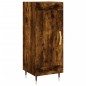 vidaXL Aparador de madera contrachapada roble ahumado 34,5x34x180 cm vidaXL Aparador de madera contrachapada roble ahumado 34,5x34x180 cm