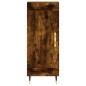 vidaXL Aparador de madera contrachapada roble ahumado 34,5x34x180 cm vidaXL Aparador de madera contrachapada roble ahumado 34,5x34x180 cm