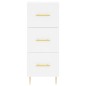 vidaXL Aparador alto madera contrachapada blanco 34,5x34x180 cm vidaXL Aparador alto madera contrachapada blanco 34,5x34x180 cm