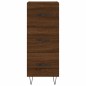 vidaXL Aparador alto madera contrachapada roble marrón 34,5x34x180 cm vidaXL Aparador alto madera contrachapada roble marrón 34,5x34x180 cm