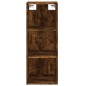 vidaXL Aparador de madera contrachapada roble ahumado 34,5x34x180 cm vidaXL Aparador de madera contrachapada roble ahumado 34,5x34x180 cm