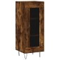 vidaXL Aparador de madera contrachapada roble ahumado 34,5x34x180 cm vidaXL Aparador de madera contrachapada roble ahumado 34,5x34x180 cm