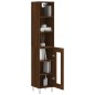vidaXL Aparador alto madera contrachapada roble marrón 34,5x34x180 cm vidaXL Aparador alto madera contrachapada roble marrón 34,5x34x180 cm