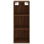 vidaXL Aparador alto madera contrachapada roble marrón 34,5x34x180 cm vidaXL Aparador alto madera contrachapada roble marrón 34,5x34x180 cm