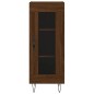 vidaXL Aparador alto madera contrachapada roble marrón 34,5x34x180 cm vidaXL Aparador alto madera contrachapada roble marrón 34,5x34x180 cm