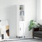 vidaXL Aparador alto madera contrachapada blanco 34,5x34x180 cm vidaXL Aparador alto madera contrachapada blanco 34,5x34x180 cm