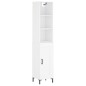 vidaXL Aparador alto madera contrachapada blanco 34,5x34x180 cm vidaXL Aparador alto madera contrachapada blanco 34,5x34x180 cm