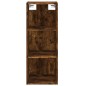 vidaXL Aparador de madera contrachapada roble ahumado 34,5x34x180 cm vidaXL Aparador de madera contrachapada roble ahumado 34,5x34x180 cm