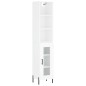 vidaXL Aparador alto madera contrachapada blanco 34,5x34x180 cm vidaXL Aparador alto madera contrachapada blanco 34,5x34x180 cm
