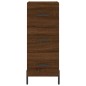 vidaXL Aparador alto madera contrachapada roble marrón 34,5x34x180 cm vidaXL Aparador alto madera contrachapada roble marrón 34,5x34x180 cm