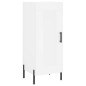 vidaXL Aparador alto madera contrachapada blanco 34,5x34x180 cm