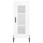 vidaXL Aparador alto madera contrachapada blanco brillo 34,5x34x180 cm vidaXL Aparador alto madera contrachapada blanco brillo 34,5x34x180 cm