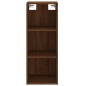 vidaXL Aparador alto madera contrachapada roble marrón 34,5x34x180 cm vidaXL Aparador alto madera contrachapada roble marrón 34,5x34x180 cm