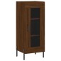 vidaXL Aparador alto madera contrachapada roble marrón 34,5x34x180 cm vidaXL Aparador alto madera contrachapada roble marrón 34,5x34x180 cm