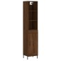 vidaXL Aparador alto madera contrachapada roble marrón 34,5x34x180 cm vidaXL Aparador alto madera contrachapada roble marrón 34,5x34x180 cm