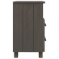 vidaXL Mesitas noche 2 uds HAMAR pino macizo gris claro 40x35x62 cm vidaXL Mesitas noche 2 uds HAMAR pino macizo gris claro 40x35x62 cm