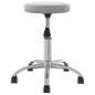 vidaXL Taburete de masaje terciopelo gris claro vidaXL Taburete de masaje terciopelo gris claro