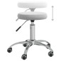 vidaXL Taburete de masaje terciopelo gris claro vidaXL Taburete de masaje terciopelo gris claro