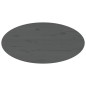 vidaXL Mesa de centro de madera maciza de pino gris 80x40x35 cm