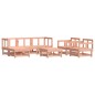 vidaXL Juego de muebles de jardín 7 pzas madera maciza abeto Douglas vidaXL Juego de muebles de jardín 7 pzas madera maciza abeto Douglas