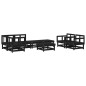 vidaXL Juego de muebles de jardín 8 piezas madera maciza de pino vidaXL Juego de muebles de jardín 8 piezas madera maciza de pino
