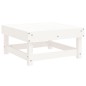 vidaXL Juego de muebles de jardín 7 pzas madera maciza de pino blanco vidaXL Juego de muebles de jardín 7 pzas madera maciza de pino blanco