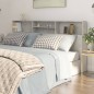 vidaXL Mueble cabecero gris hormigón 200x19x103,5 cm vidaXL Mueble cabecero gris hormigón 200x19x103,5 cm