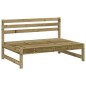 vidaXL Juego de muebles de jardín 6 pzas madera de pino impregnada vidaXL Juego de muebles de jardín 6 pzas madera de pino impregnada