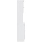 vidaXL Aparador alto ALTA madera maciza de pino blanco 77x35x165 cm vidaXL Aparador alto ALTA madera maciza de pino blanco 77x35x165 cm