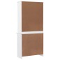 vidaXL Aparador alto ALTA madera maciza de pino blanco 77x35x165 cm vidaXL Aparador alto ALTA madera maciza de pino blanco 77x35x165 cm