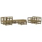 vidaXL Juego de muebles de jardín 8 pzas madera de pino impregnada vidaXL Juego de muebles de jardín 8 pzas madera de pino impregnada