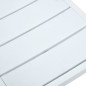 vidaXL Sillas de jardín 4 unidades HDPE aspecto de madera blanco vidaXL Sillas de jardín 4 unidades HDPE aspecto de madera blanco