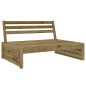 vidaXL Juego de muebles de jardín 4 pzas madera de pino impregnada vidaXL Juego de muebles de jardín 4 pzas madera de pino impregnada
