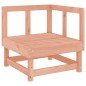 vidaXL Juego de sofás de jardín 5 pzas madera maciza de abeto Douglas
