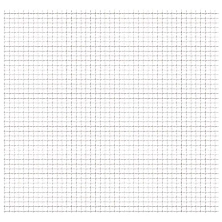 vidaXL Panel de malla alambre rizado acero inox. 100x85 cm 31x31x3 mm