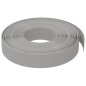 vidaXL Borduras de jardín 2 uds polietileno gris 10 m 10 cm