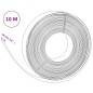 vidaXL Borduras de jardín 2 uds polietileno gris 10 m 10 cm