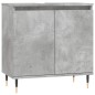 vidaXL Set de muebles baño 3 pzas madera contrachapada gris hormigón vidaXL Set de muebles baño 3 pzas madera contrachapada gris hormigón
