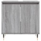 vidaXL Set de muebles de baño 3 pzas madera contrachapada gris sonoma vidaXL Set de muebles de baño 3 pzas madera contrachapada gris sonoma