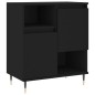 vidaXL Aparadores 3 uds madera contrachapada negro vidaXL Aparadores 3 uds madera contrachapada negro