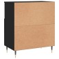vidaXL Aparadores 3 uds madera contrachapada negro vidaXL Aparadores 3 uds madera contrachapada negro