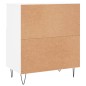 vidaXL Aparadores 3 uds madera contrachapada blanco vidaXL Aparadores 3 uds madera contrachapada blanco