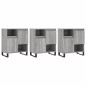 vidaXL Aparadores 3 uds madera contrachapada gris Sonoma vidaXL Aparadores 3 uds madera contrachapada gris Sonoma