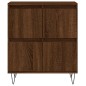 vidaXL Aparadores 3 uds madera contrachapada marrón roble vidaXL Aparadores 3 uds madera contrachapada marrón roble